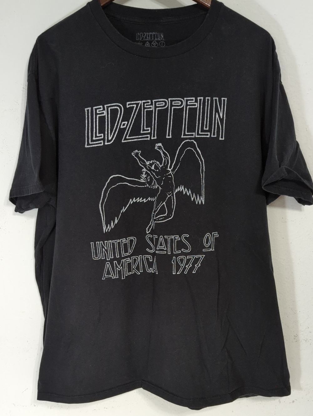 Led Zeppelin United States of America 1977 Band T Shirt 2XL
